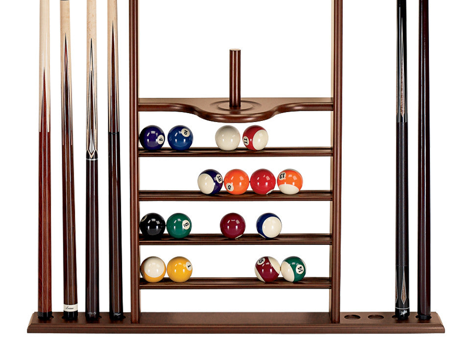 7-Cue Wall Rack (Old World Mahogany) - photo 2