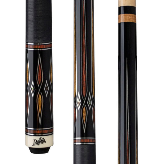 Dufferin Exotic Obsidian Cue with Linen Wrap - photo 1