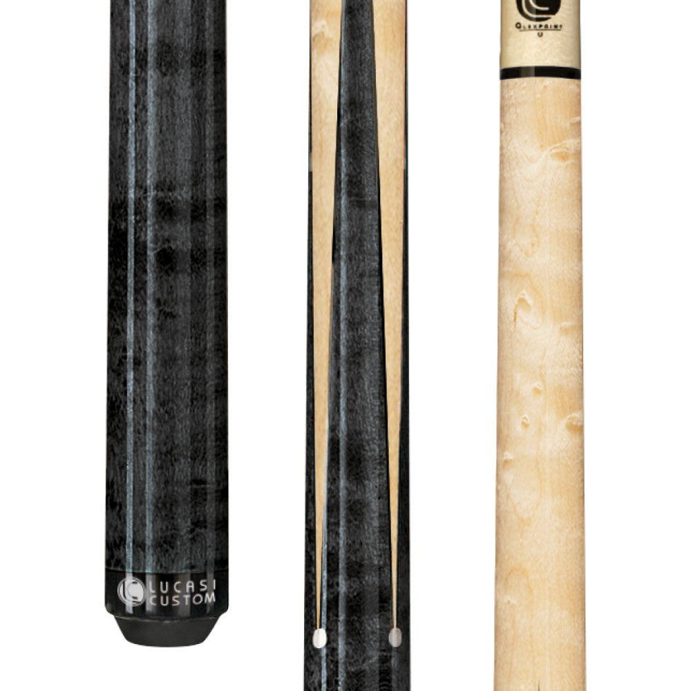 Lucasi Custom Grey Maple Sneaky Pete Wrapless Cue - photo 1