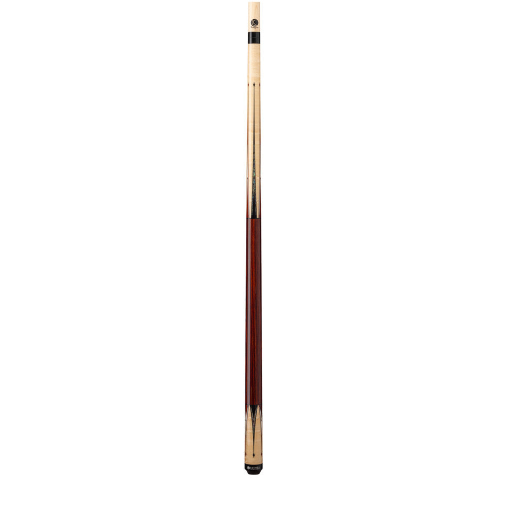 Lucasi Custom Natural Birdseye Maple & Black/White Mother of Pearl Inlays Wrapless Cue - photo 2