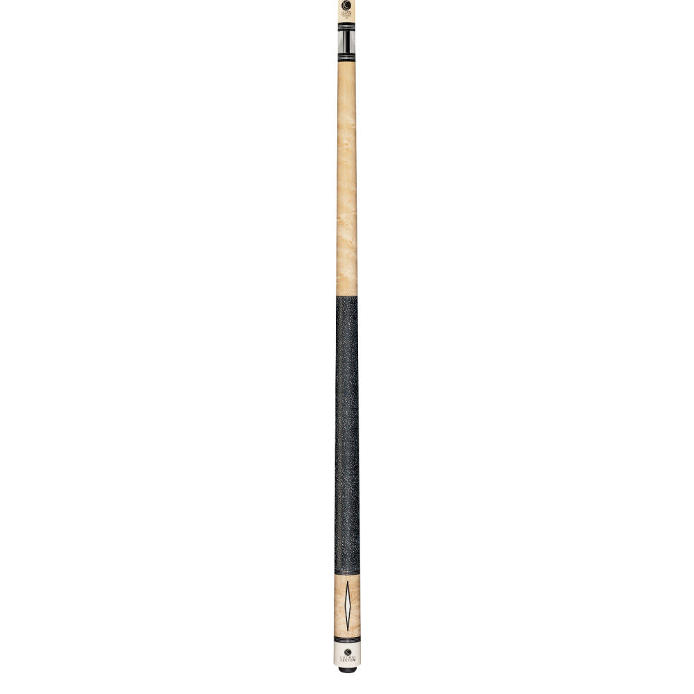 Lucasi Custom Natural Diamond Series Cue with Black/White Linen Wrap - photo 2