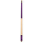 Lucasi Custom Purple Stained & Natural Birdseye Wrapless Cue - photo 2