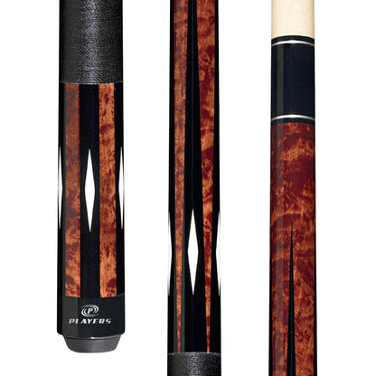 Players Antique Maple & Black Cue with Black Linen Wrap - photo 1