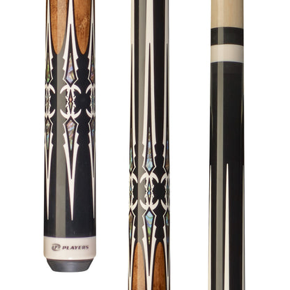 Players Black & Antique Maple Wrapless Cue - photo 1