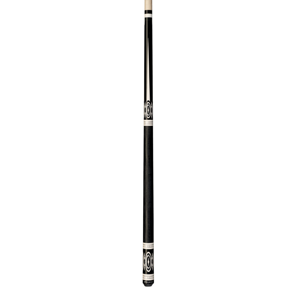 Players Black and White Cue with Leather Embossed Wrap - photo 2