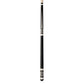 Players Black and White Cue with Leather Embossed Wrap - photo 2