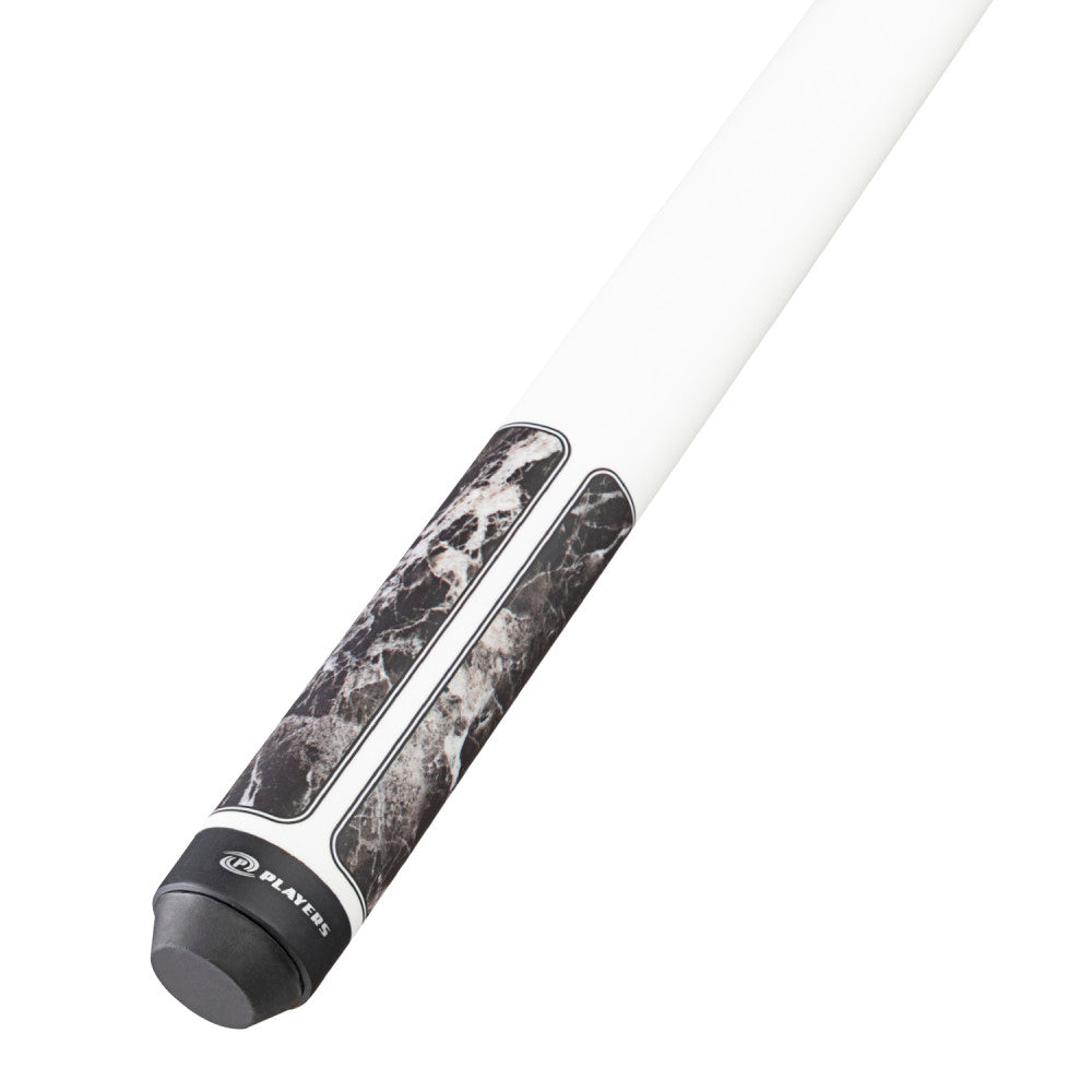 Players Brown Marble with Matte White Wrapless Cue - photo 3