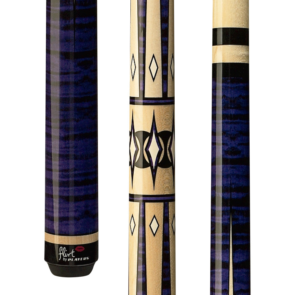 Players Violet Birdseye Wrapless Cue - photo 1