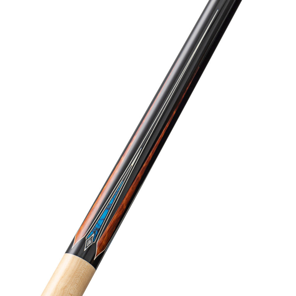 Pure X Midnight Black Apitong & Blue/White Recon Wrapless Cue - photo 5