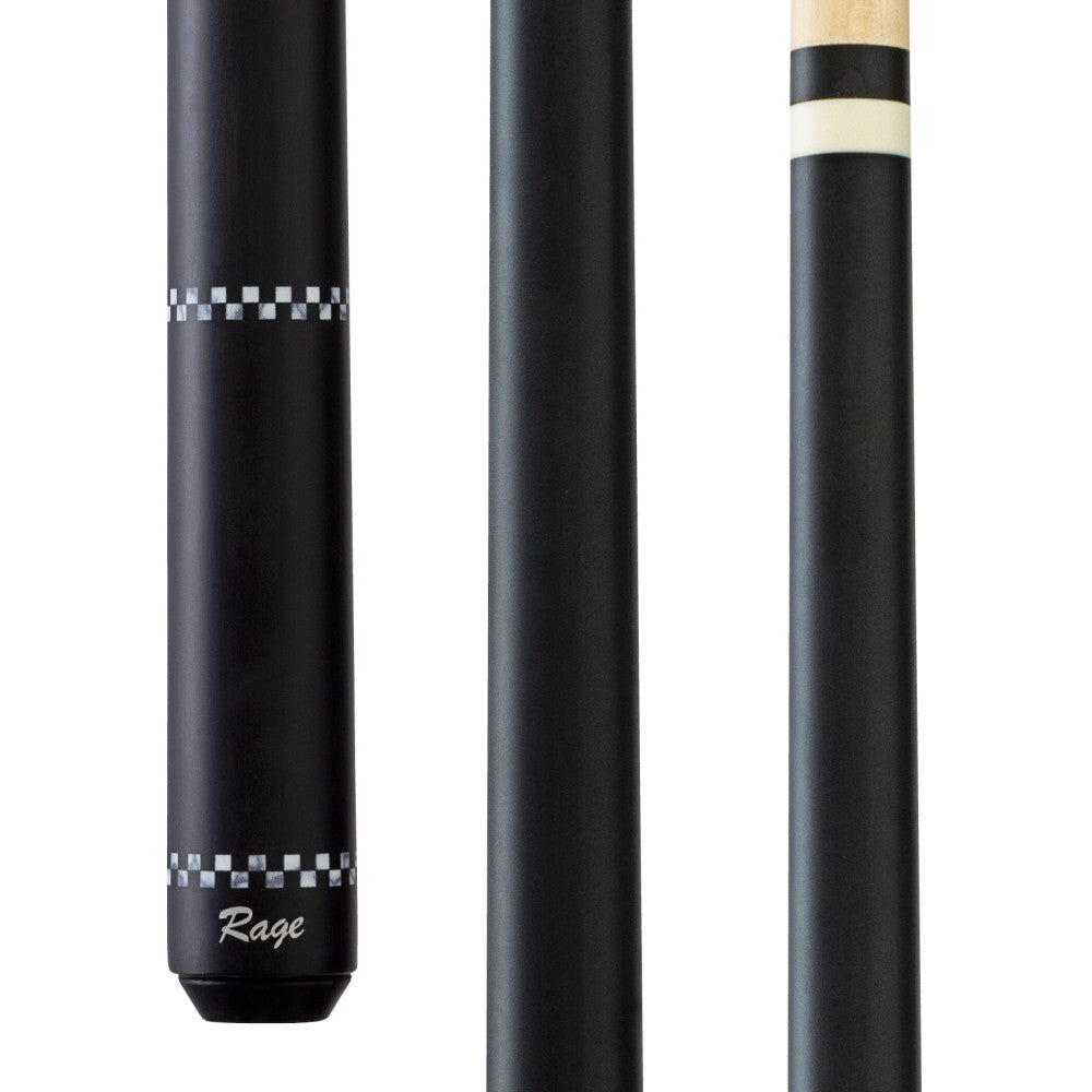 Rage Black Checkers Wrapless Cue - photo 1