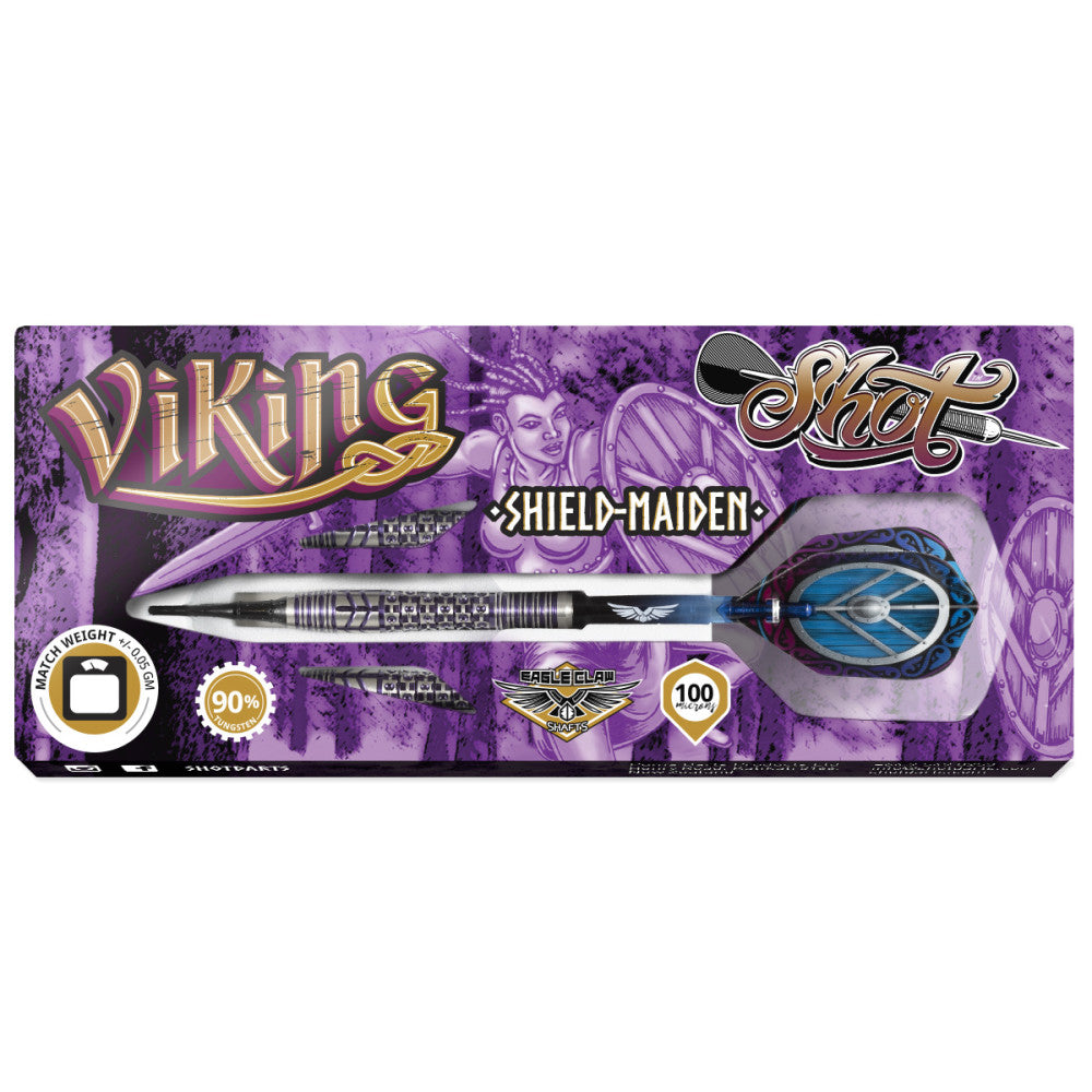 Shot Viking Shield Maiden Steel Tip Dart Set - photo 1